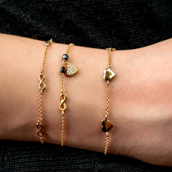 Bracelet in silver 925 gold plated - Simply Me