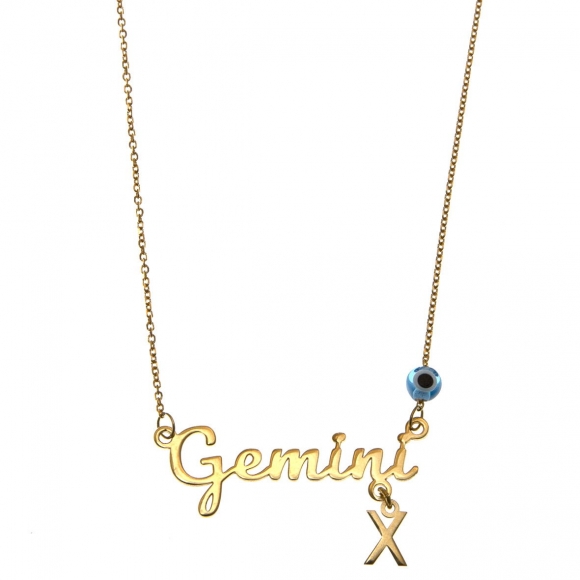 Gemini Zodiac Necklace | Katie Dean