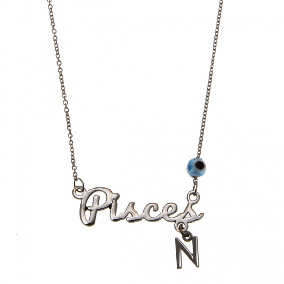 Necklace silver 925 zodiac (pisces 