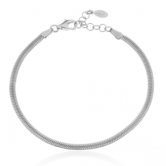 Bracelet silver 925 rhodium plated - Funky Metal