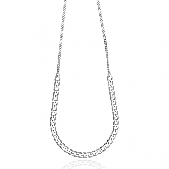 Necklace silver 925 rhodium plated - Funky Metal