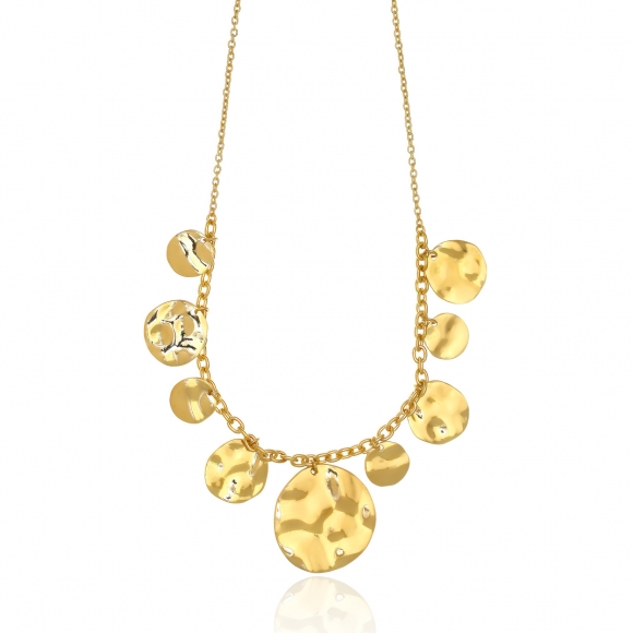 Necklace silver 925 gold plated - Funky Metal