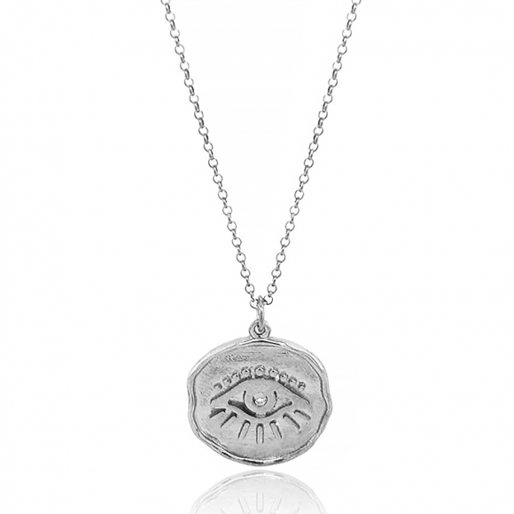 Necklace silver 925 rhodium plated - Funky Metal