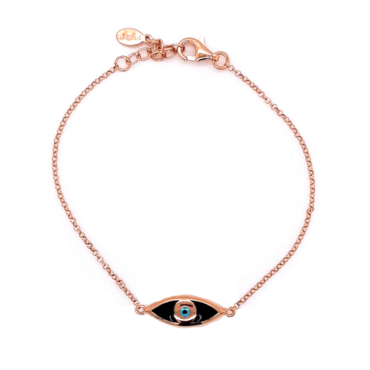 Bracelet silver 925 rose gold plated 
